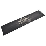 Kitchen Rug Washable Kitchen Black 60x300 cm Velvet 136560
