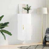 Wall Mounted Cabinet High Gloss White 34.5x34x90 cm 828838