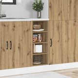 Bottom Cabinet Riga Artisan Oak 30x44.5x81.5 cm Engineered Wood 854201