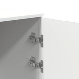 Storage Cabinet White 50x45x103.5 cm Engineered Wood 859042