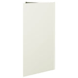Garden Planter White Triangular 40x34.5x75 cm Steel 851159