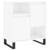 Sideboards 2 pcs High Gloss White Engineered Wood 3190135