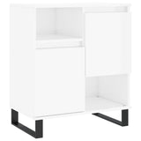 Sideboards 2 pcs High Gloss White Engineered Wood 3190135