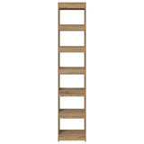Book Cabinet/Room Divider Artisan Oak 40x30x198 cm 856813