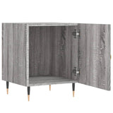 Bedside Cabinets 2 pcs Grey Sonoma 40x40x50 cm Engineered Wood 827529