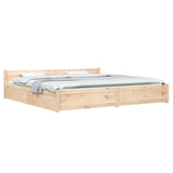 Bed Frame without Mattress with Drawers Super King 3103574