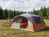 Instant Tent with Roof Grey and Orange 365 x 380 x 200 cm 42028701