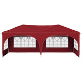 Pop-up Party Tent 575 x 288 x 245 cm Burgundy Oxford Fabric 42019895
