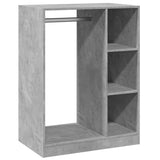 Wardrobe Concrete Grey 77x48x102 cm Engineered Wood 840810
