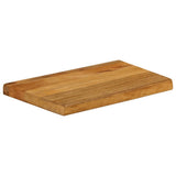 Table Top Live Edge 60x40x3.8 cm Solid Wood Mango 370584