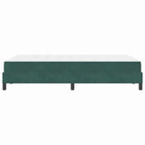Box Spring Bed with Mattress Dark Green 120 x 220 cm Fabric 3398788