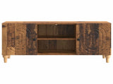 TV Cabinet Old Wood 102 x 34.5 x 50 cm Engineered Wood 894243