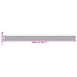 Rug Rectangular Light Natural60x1000 cm Bamboo 376861