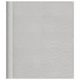 Balcony Screen Light Grey 120x1000 cm 100% Polyester Oxford 4000020