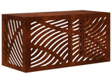 Air Conditioner Cover Rusty 90 x 40 x 60 cm Weathering Steel 8014100