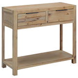 245684 Console Table 82x33x73 cm Solid Acacia Wood