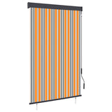 Outdoor Roller Blind 120x250 cm Yellow and Blue 145962