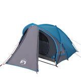 ZNTS Camping Tent Dome 2-Person Blue Waterproof 94340