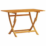 Garden Dining Set Folding 5 pcs Brown Solid Acacia Wood 3375754