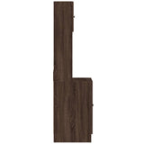 Kitchen Cabinet Brown Oak 60x50x180 cm Engineered Wood 3276643