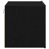 Bedside Cabinet Black Oak 50 x 39 x 41 cm Engineered Wood 863076