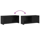 TV Cabinet Set Black Oak 90 x 35 x 40 cm Engineered Wood 875233