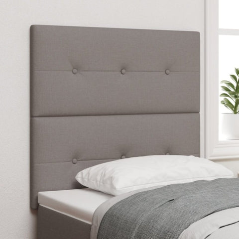 ZNTS LED Headboard Taupe 100 cm Fabric 3338414