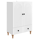 Sideboard with Drawer White 66 x 34.5 x 95 cm Engineered Wood 894205