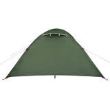 ZNTS Camping Tent Dome 4-Person Green Waterproof 94349