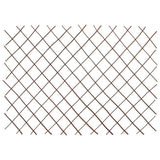 Willow Trellis Fences 5 pcs 180x120 cm 147760