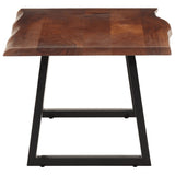 Coffee Table Honey Brown 110x55x40 cm Solid Wood Acacia 374950