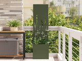 Garden Privacy Screen Olive green 32 x 150 cm Cold-rolled steel 876395