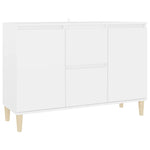 ZNTS Sideboard White 101x35x70 cm Engineered Wood 806103