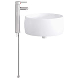 Bathroom Wash Basin Chrome 38.5 x 38.5 x 16 cm Metal 890238