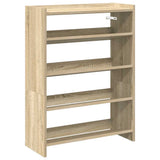 Shoe Rack Sonoma Oak 60x25x81 cm Engineered Wood 859880