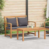 Garden Bench Natural 110 x 64 x 76.5 cm Solid teak wood 42006407
