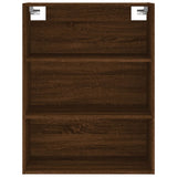 Highboard Brown Oak 69.5x34x180 cm Engineered Wood 3189524
