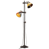 Floor Lamp with 2 Lampshade Multicolour E27 344405