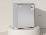91L Freestanding Under-Counter Fridge with Lock - Grey T3398P344772