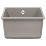 Sink Grey 370 x 460 mm 80% Quartz and 20% Resin 42028417