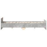 Bed Frame without Mattress Concrete Grey 160x200 cm 3203764