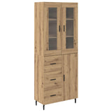 Highboard 2 pcs Artisan Oak 69.5 x 34 x 180 cm Engineered Wood 3415978