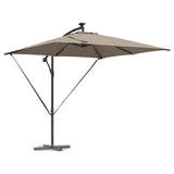 Umbrella Taupe 249 x 249 x 250 cm Polyester and Aluminium 42003402