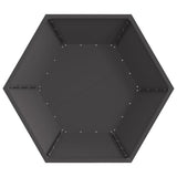 Fire Pit Black 100 x 100 x 28 cm Steel 858998