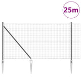 Welded Wire Fence with Spikes 25 x 1.2 m 3350675