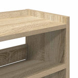 Shoe Rack Sonoma Oak 80x25x62 cm Engineered Wood 859916
