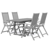 Garden Dining Set Grey Solid Acacia wood Standard Extendable 3079655