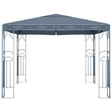 ZNTS Gazebo with LED String Lights 300x300 cm Anthracite 3070339