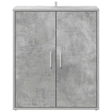 Shoe Cabinet Concrete Grey 60x35x70 cm Engineered Wood 808922
