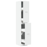 Apothecary Cabinet White 30x41x174.5 cm Engineered Wood 3309627